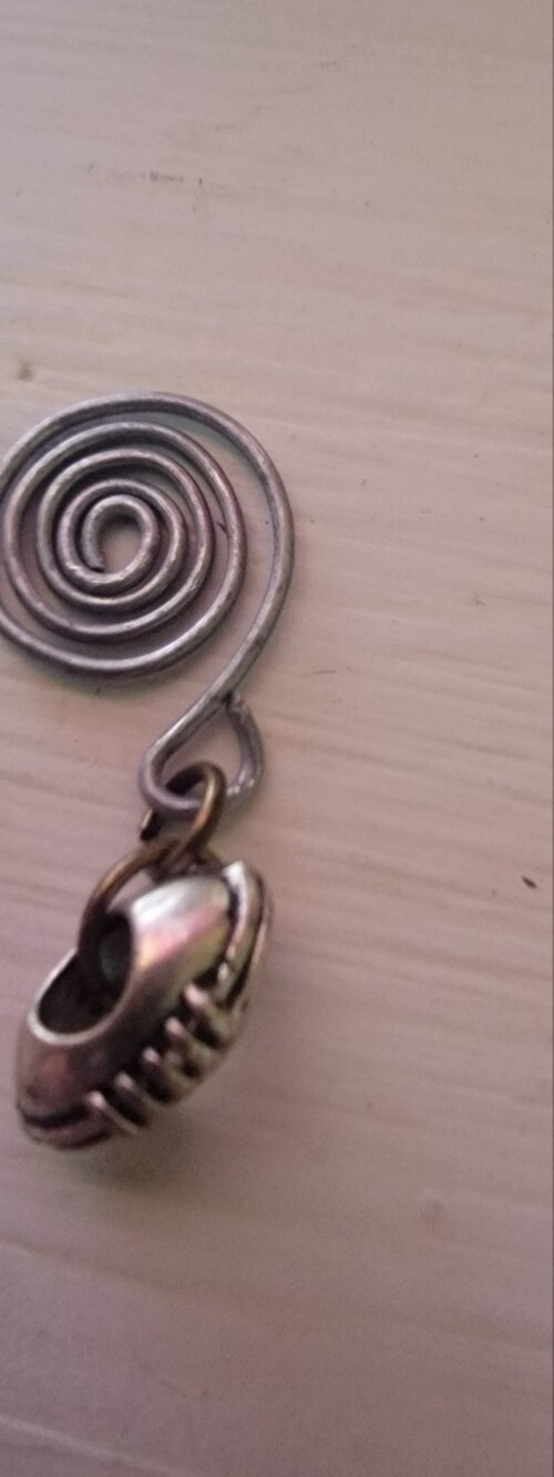 Handmade Charm For Teabag -football-